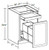 Ideal Cabinetry Waterford Vivid White Base Cabinet - B2WB18-WVW