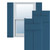 Ekena Millwork Two Board Joined Board-n-Batten Shutters - Painted Expanded Cellular PVC - TFP101BBF11X054HB