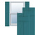 Ekena Millwork Two Board Joined Board-n-Batten Shutters - Painted Expanded Cellular PVC - TFP101BBF11X056AN