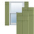 Ekena Millwork Two Board Joined Board-n-Batten Shutters - Painted Expanded Cellular PVC - TFP101BBF11X074MG