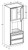 Ideal Cabinetry Waterford Vivid White Oven Cabinet - OC332490U-WVW