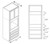 Blue Valley Shaker Midnight Blue Kitchen Cabinet - MB-OC339624BOX