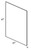 Ideal Cabinetry Manhattan High Gloss White Island Panel - IPL4747-MHW