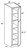 Ideal Cabinetry Manhattan High Gloss White Pantry Cabinet - U182484-MHW