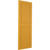 Ekena Millwork Two Panel Chevron Modern Style Fixed Mount Shutters - Painted Expanded Cellular PVC - TFP101CV12X037TU
