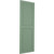 Ekena Millwork Two Panel Chevron Modern Style Fixed Mount Shutters - Painted Expanded Cellular PVC - TFP101CV12X038TG