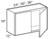 Ideal Cabinetry Manhattan High Gloss Metallic Wall Cabinet - W3618-MHM