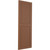 Ekena Millwork Two Panel Chevron Modern Style Fixed Mount Shutters - Painted Expanded Cellular PVC - TFP101CV15X038BT