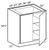 Ideal Cabinetry Manhattan High Gloss Metallic Base Cabinet - B36FH-MHM