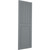 Ekena Millwork Farmhouse/Flat Panel Combination Fixed Mount Shutters - Painted Expanded Cellular PVC - TFP101FC12X030CH