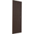 Ekena Millwork Farmhouse/Flat Panel Combination Fixed Mount Shutters - Painted Expanded Cellular PVC - TFP101FC12X036TB