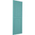 Ekena Millwork Farmhouse/Flat Panel Combination Fixed Mount Shutters - Painted Expanded Cellular PVC - TFP101FC12X041PT