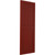 Ekena Millwork Farmhouse/Flat Panel Combination Fixed Mount Shutters - Painted Expanded Cellular PVC - TFP101FC12X044MR