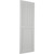 Ekena Millwork Farmhouse/Flat Panel Combination Fixed Mount Shutters - Painted Expanded Cellular PVC - TFP101FC12X049ST