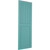 Ekena Millwork Farmhouse/Flat Panel Combination Fixed Mount Shutters - Painted Expanded Cellular PVC - TFP101FC12X050PT