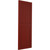 Ekena Millwork Farmhouse/Flat Panel Combination Fixed Mount Shutters - Painted Expanded Cellular PVC - TFP101FC12X074MR