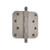 Grandeur Hardware - 4" Ball Tip Residential Hinge with 5/8" Radius Corners - Antique Pewter - BALHNG - 809010