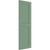 Ekena Millwork Farmhouse/Flat Panel Combination Fixed Mount Shutters - Painted Expanded Cellular PVC - TFP101FPF12X025TG