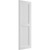 Ekena Millwork Farmhouse/Flat Panel Combination Fixed Mount Shutters - Painted Expanded Cellular PVC - TFP101FPF12X027WH