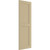 Ekena Millwork Farmhouse/Flat Panel Combination Fixed Mount Shutters - Painted Expanded Cellular PVC - TFP101FPF12X036NT