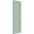 Ekena Millwork Farmhouse/Flat Panel Combination Fixed Mount Shutters - Painted Expanded Cellular PVC - TFP101FPF12X036SG