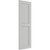 Ekena Millwork Farmhouse/Flat Panel Combination Fixed Mount Shutters - Painted Expanded Cellular PVC - TFP101FPF12X036ST