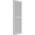 Ekena Millwork Farmhouse/Flat Panel Combination Fixed Mount Shutters - Painted Expanded Cellular PVC - TFP101LVF12X027ST