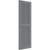 Ekena Millwork Farmhouse/Flat Panel Combination Fixed Mount Shutters - Painted Expanded Cellular PVC - TFP101LVF12X028CH