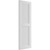 Ekena Millwork Farmhouse/Flat Panel Combination Fixed Mount Shutters - Painted Expanded Cellular PVC - TFP101LVF12X028WH