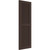 Ekena Millwork Farmhouse/Flat Panel Combination Fixed Mount Shutters - Painted Expanded Cellular PVC - TFP101LVF12X029TB