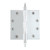 Grandeur Hardware - 4.5" Steeple Tip Heavy Duty Hinge with Square Corners - Bright Chrome - STEHNG - 819955