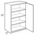 Mantra Cabinetry - Omni Paint - Wall Single Door Cabinets - W1242R-OMNI MINERAL