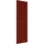 Ekena Millwork Farmhouse/Flat Panel Combination Fixed Mount Shutters - Painted Expanded Cellular PVC - TFP101LVF15X073MR
