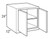 Mantra Cabinetry - Omni Paint - Wall Double Door Cabinets - W3624-OMNI GRAPHITE