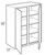 Mantra Cabinetry - Omni Paint - Wall Double Door Cabinets - W4239-OMNI GRAPHITE