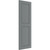 Ekena Millwork Farmhouse/Flat Panel Combination Fixed Mount Shutters - Painted Expanded Cellular PVC - TFP101RPF12X026CH