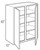 Mantra Cabinetry - Omni Paint - Wall Double Door Cabinets - W4242-OMNI GRAPHITE