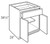 Mantra Cabinetry - Omni Paint - Base Double Door Cabinets - B24-OMNI GRAPHITE