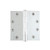 Grandeur Hardware - 4.5" Button Tip Heavy Duty Hinge with Square Corners - Bright Chrome - BUTHNG - 821611