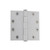 Grandeur Hardware - 4.5" Button Tip Heavy Duty Hinge with Square Corners - Satin Nickel - BUTHNG - 823301