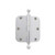 Grandeur Hardware - 3.5" Acorn Tip Residential Hinge with 5/8" Radius Corners - Bright Chrome - ACOHNG - 824305