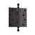 Grandeur Hardware - 4" Acorn Tip Residential Hinge with Square Corners - Timeless Bronze - ACOHNG - 833872