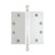 Grandeur Hardware - 4.5" Acorn Tip Heavy Duty Hinge with Square Corners - Bright Chrome - ACOHNG - 833998
