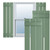 Ekena Millwork Farmhouse/Flat Panel Combination Fixed Mount Shutters - Painted Expanded Cellular PVC - TFP101SBF17X026TG