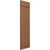 Ekena Millwork Farmhouse/Flat Panel Combination Fixed Mount Shutters - Painted Expanded Cellular PVC - TFP101SBF17X044BT