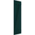 Ekena Millwork Farmhouse/Flat Panel Combination Fixed Mount Shutters - Painted Expanded Cellular PVC - TFP102BBF16X028FG