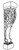 Life Art Cabinetry - Deco Leg - DL - Princeton Off White