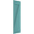 Ekena Millwork Farmhouse/Flat Panel Combination Fixed Mount Shutters - Painted Expanded Cellular PVC - TFP102BBF16X079PT