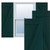 Ekena Millwork Farmhouse/Flat Panel Combination Fixed Mount Shutters - Painted Expanded Cellular PVC - TFP102BBF21X026FG