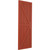 Ekena Millwork Farmhouse/Flat Panel Combination Fixed Mount Shutters - Painted Expanded Cellular PVC - TFP102FH18X025CL